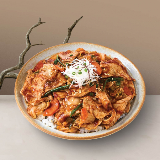 ZEN8019998008 ข้าวหน้าหมูผัดกิมจิ